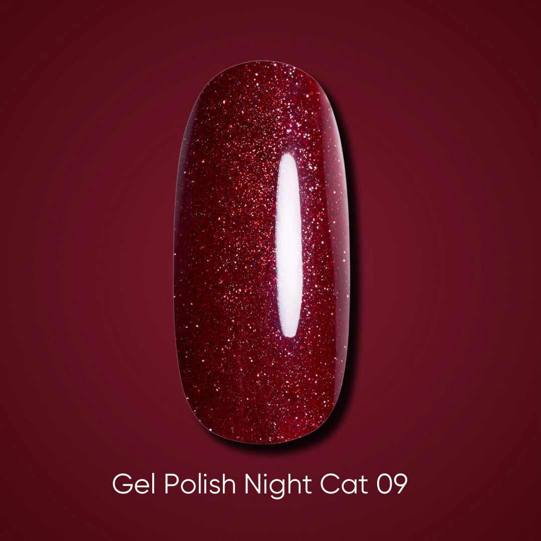 Dark Gel Polish Night Cat 09, 6 ml