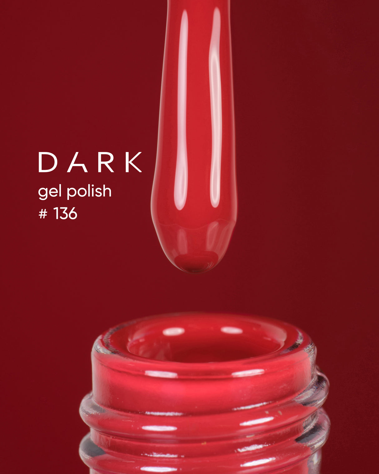 Dark Gel Polish (New Collection) 136, 10 ml