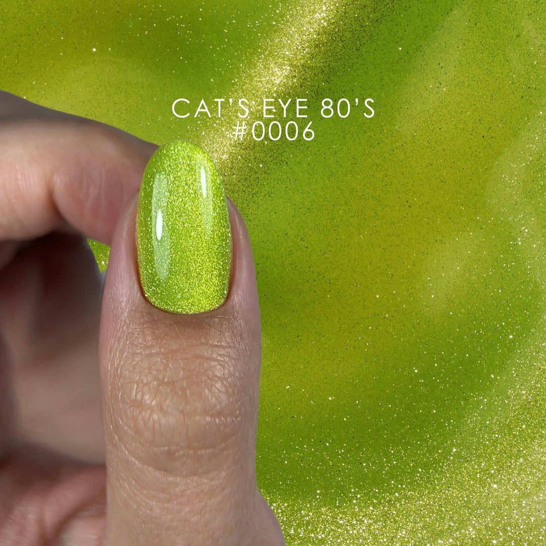 Dnka Color Gel Polish Cat Eye 80’s #0006, 12 ml