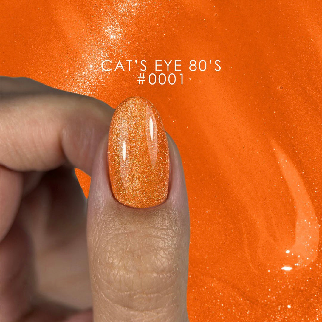 Dnka Color Gel Polish Cat Eye 80’s #0001, 12 ml