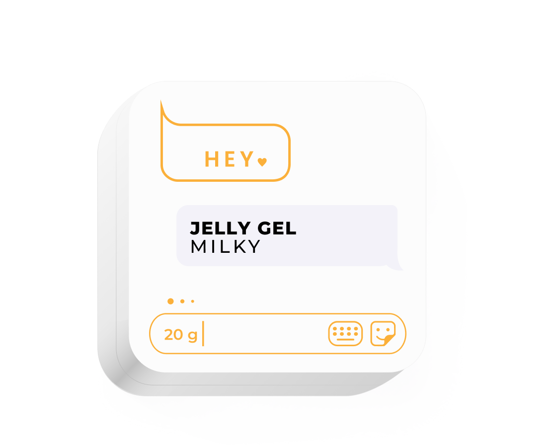 Heylove Jelly Gel Milky, 20 g