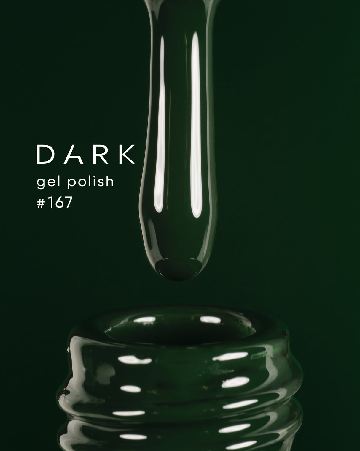 Dark Gel Polish 167, 10 ml