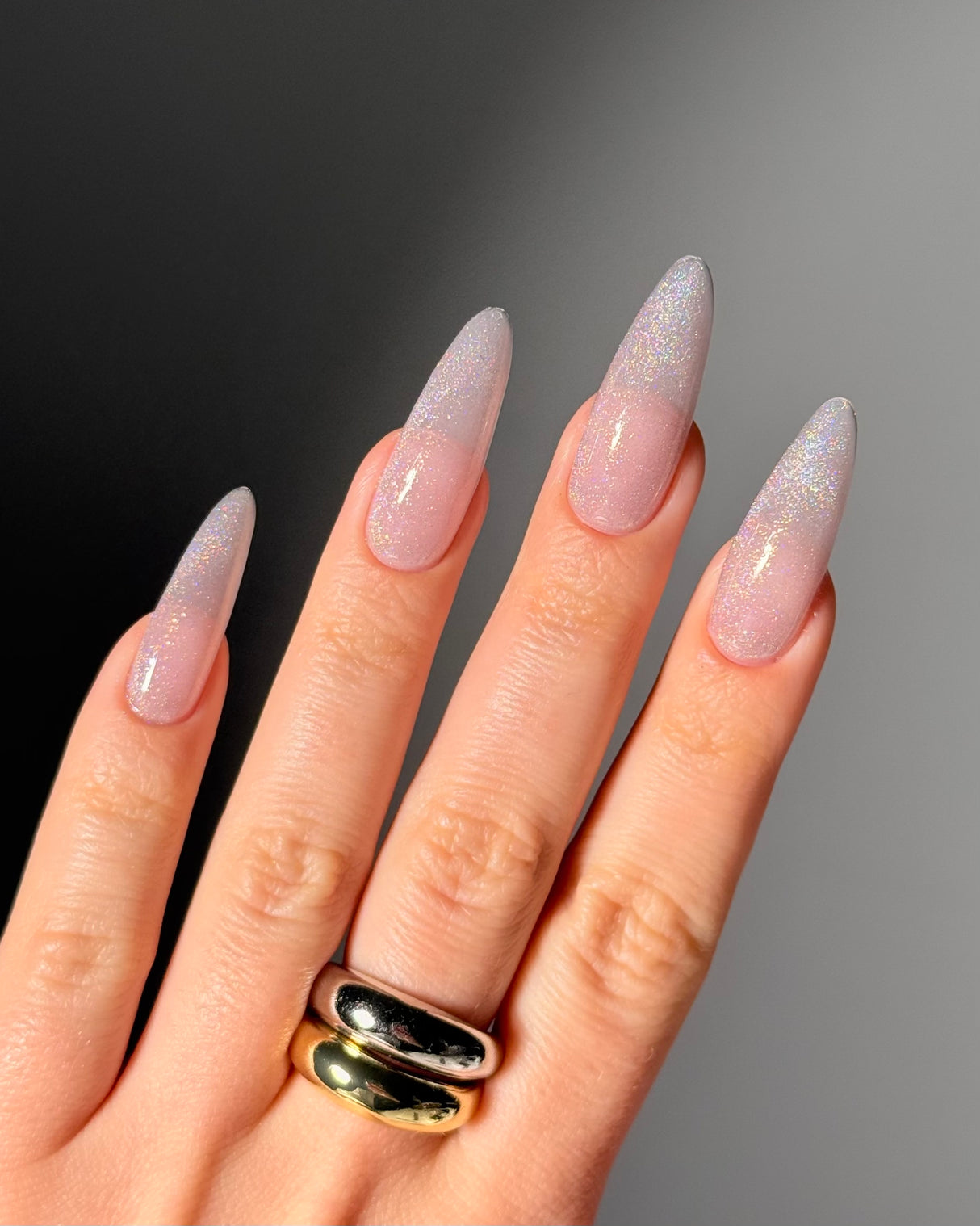 Dark Gel Polish Hologram Cat 02, 6 ml