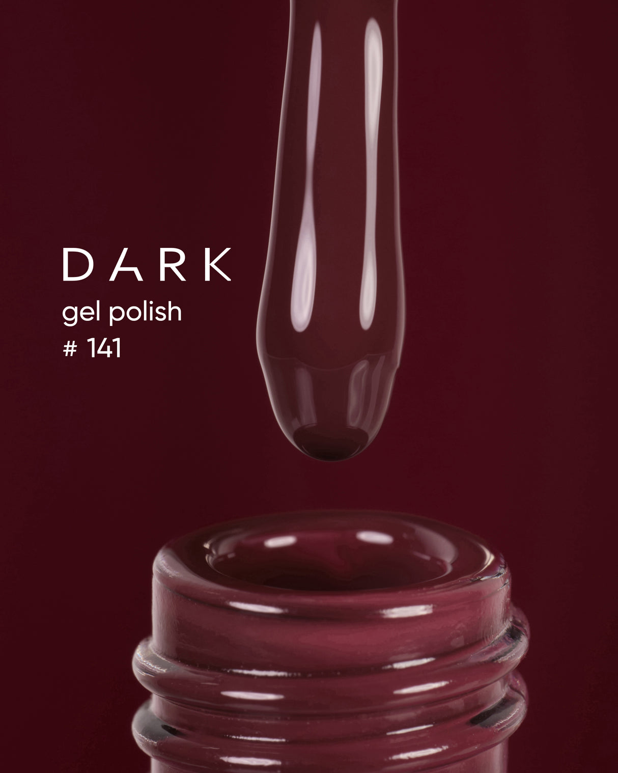 Dark Gel Polish (New Collection) 141, 10 ml