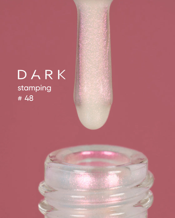 Dark Stamping Polish 48 Pink Chameleon, 10 ml