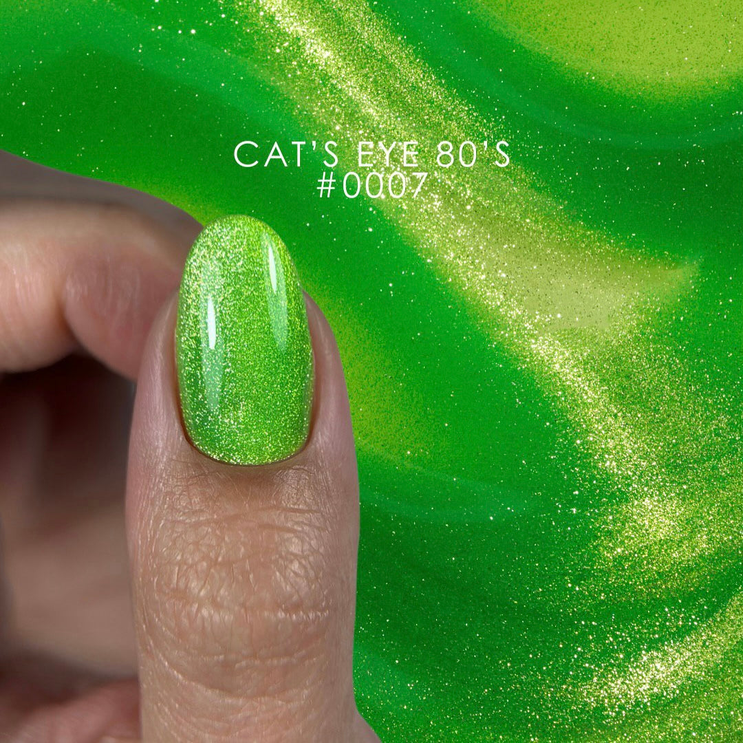 Dnka Color Gel Polish Cat Eye 80’s #0007, 12 ml