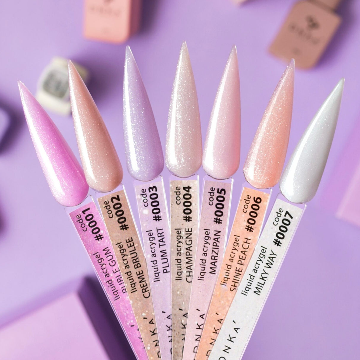 Dnka Liquid Acrygel #0002 Creme Brulee, 12 ml