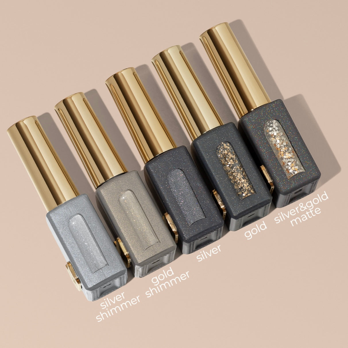 Heylove Coin Matte Top Silver & Gold, 15 ml