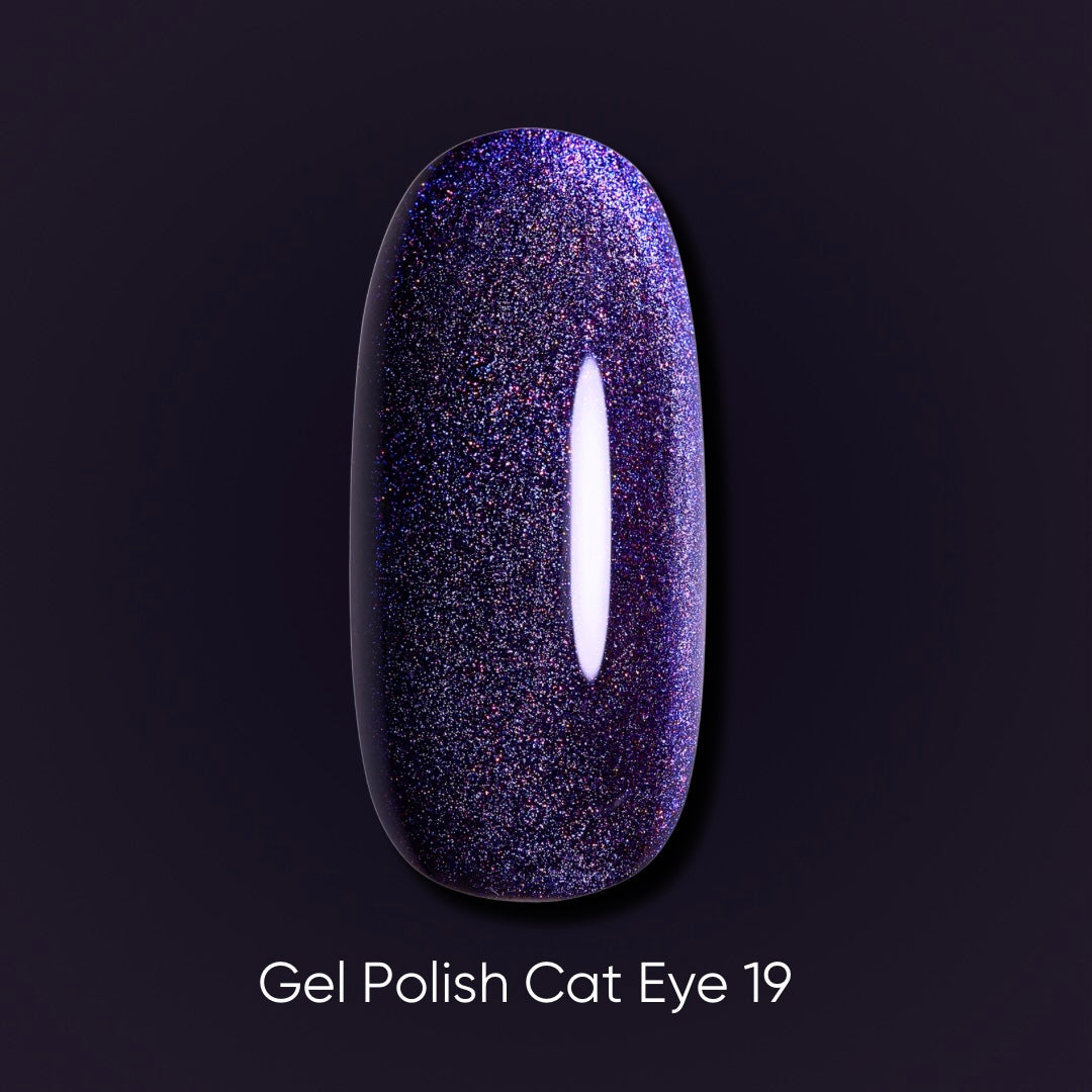 Dark Gel Polish Cat Eye 19, 6 ml