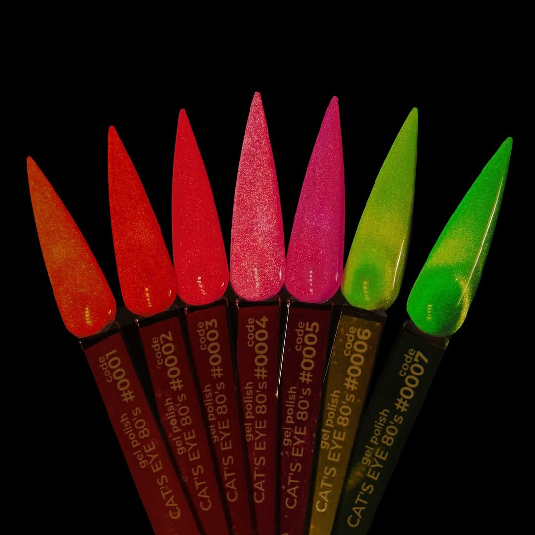 Dnka Color Gel Polish Cat Eye 80’s #0002, 12 ml