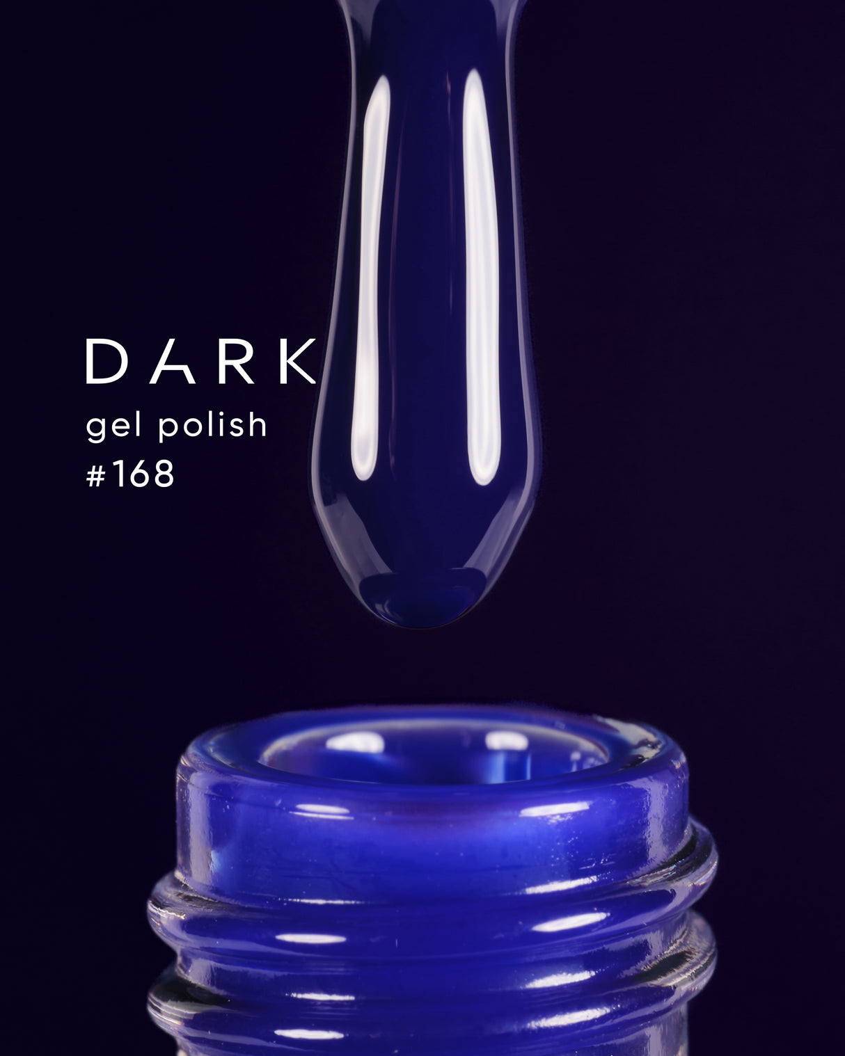 Dark Gel Polish 168, 10 ml