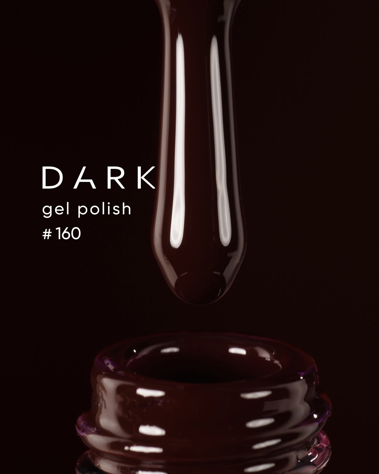 Dark Gel Polish (New Collection) 160, 10 ml