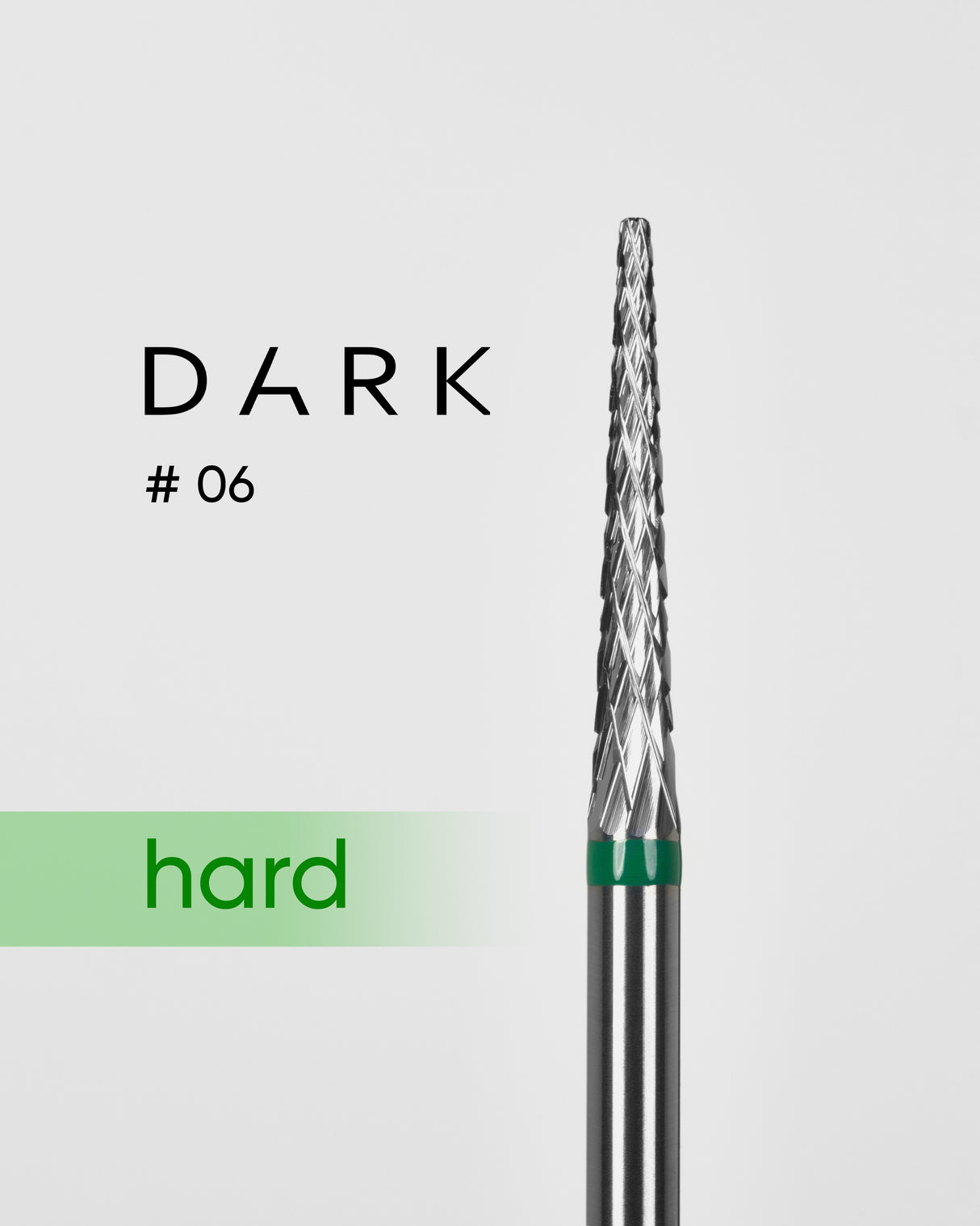 Dark Carbide Nail Drill Bit Green #06