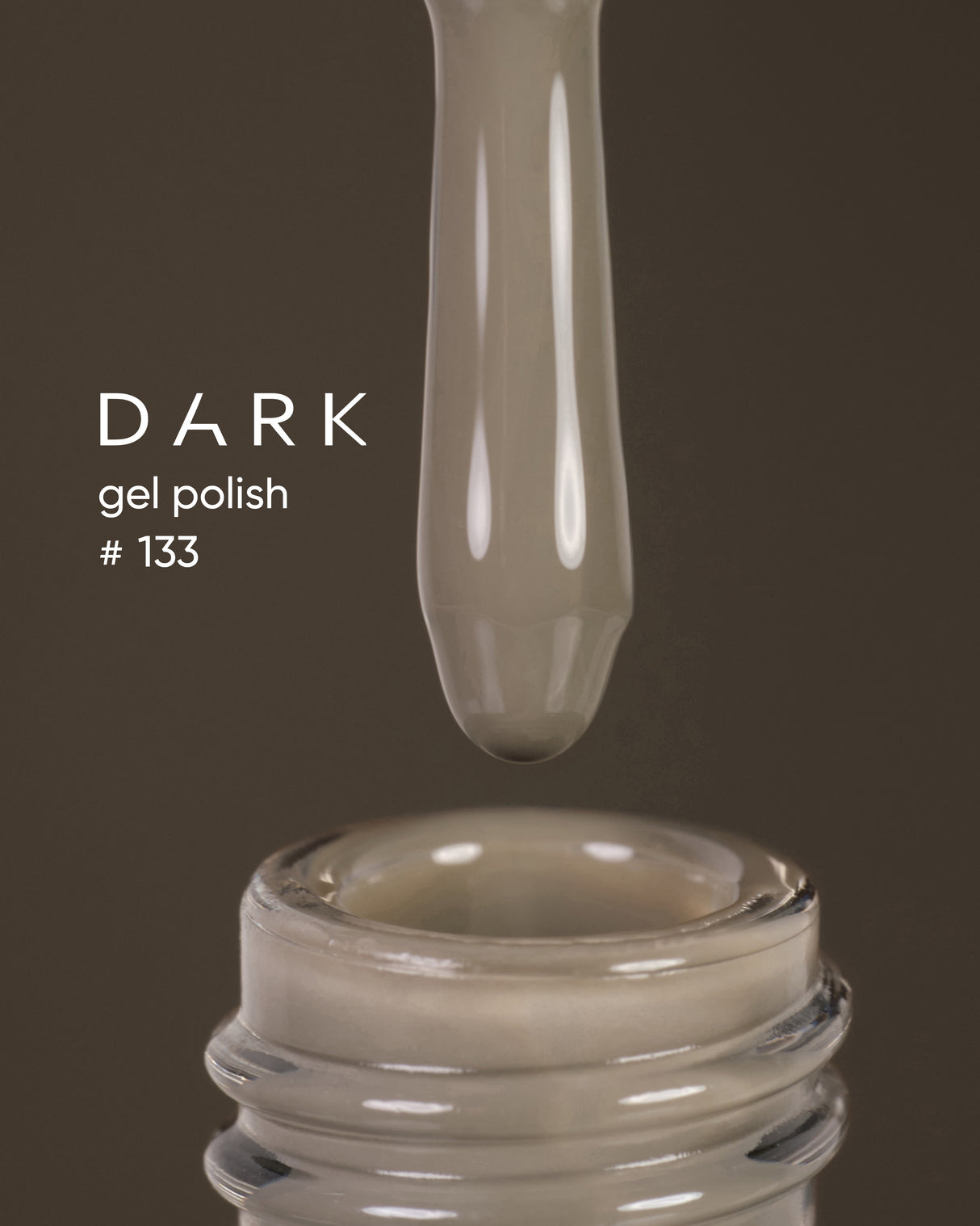Dark Gel Polish (New Collection) 133, 10 ml