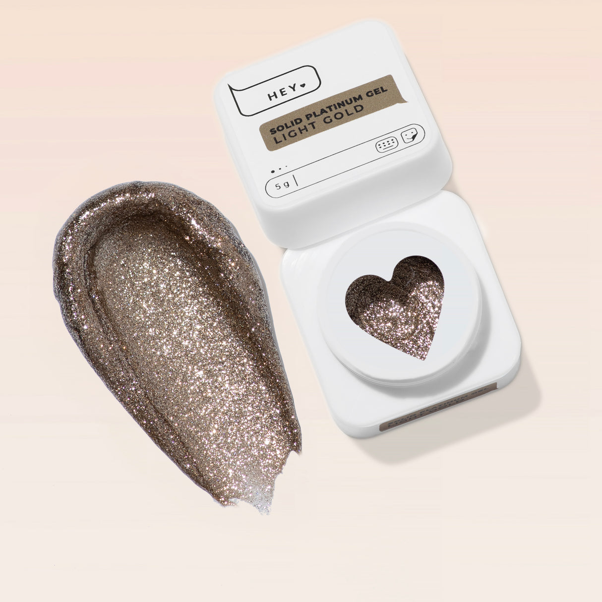 Heylove Solid Platinum Gel Light Gold, 5 g