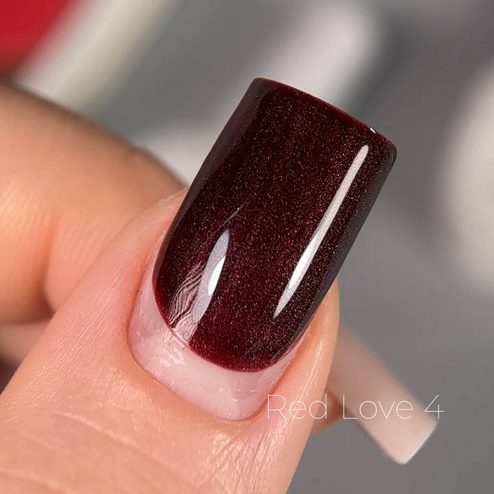 Saga Gel Polish Love Red 04, 10 ml