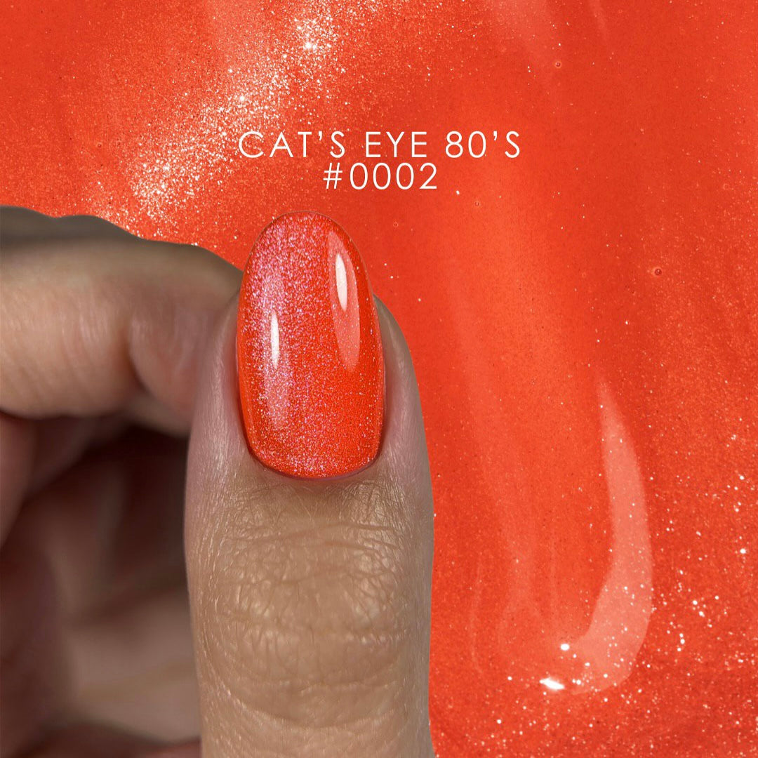 Dnka Color Gel Polish Cat Eye 80’s #0002, 12 ml