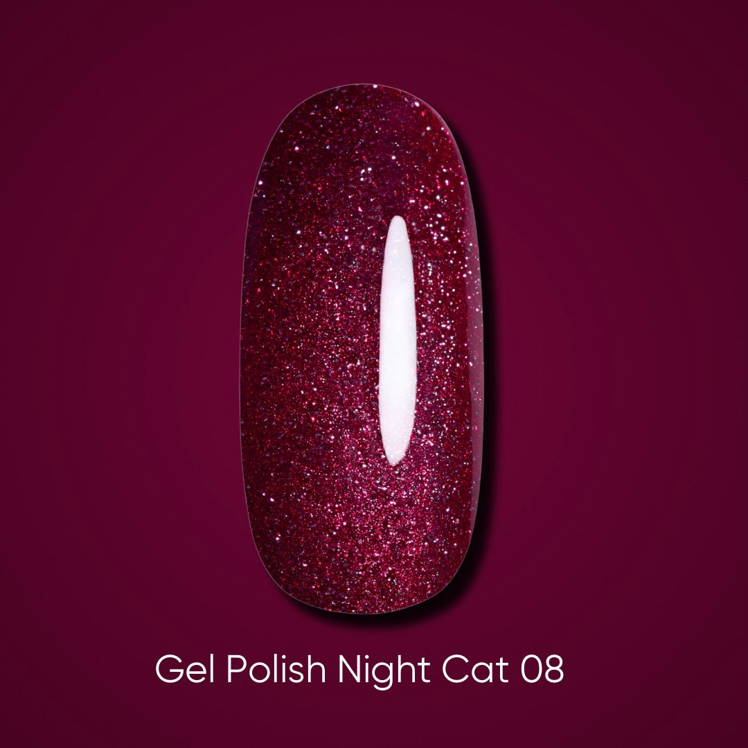 Dark Gel Polish Night Cat 08, 6 ml