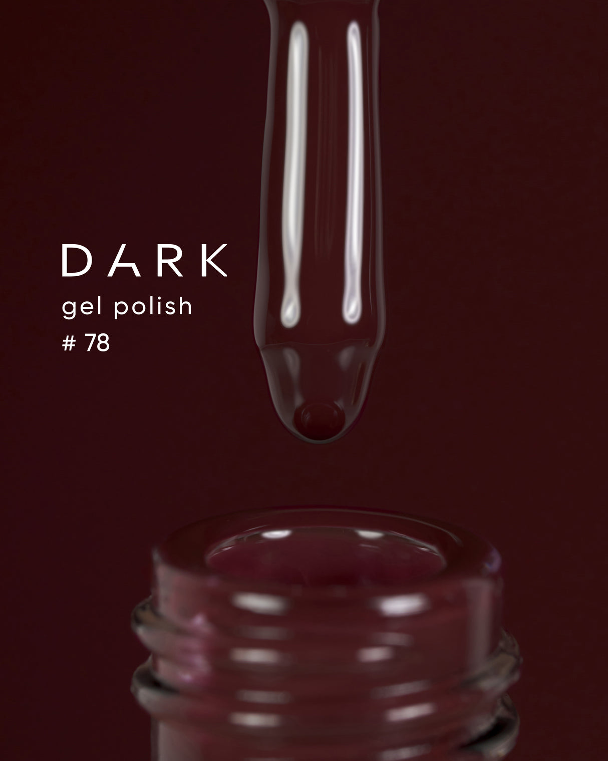 Dark Gel Polish (New Collection) 78, 10 ml