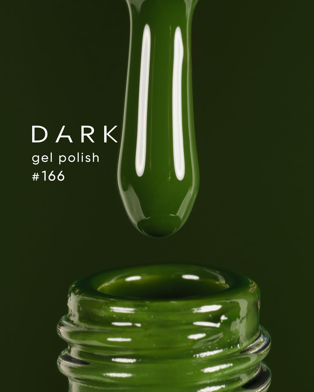 Dark Gel Polish 166, 10 ml