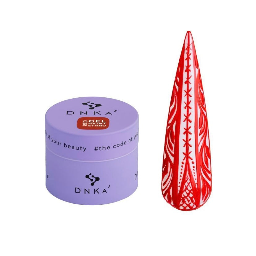 Dnka Gel Paint Ethno Red, 5 ml