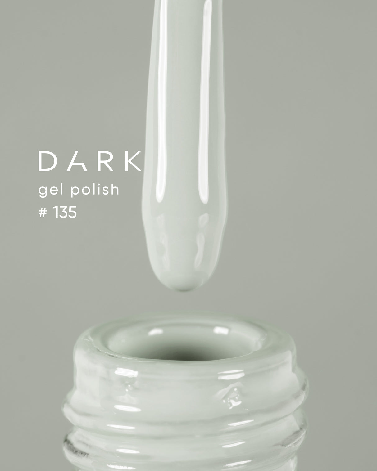 Dark Gel Polish (New Collection) 135, 10 ml