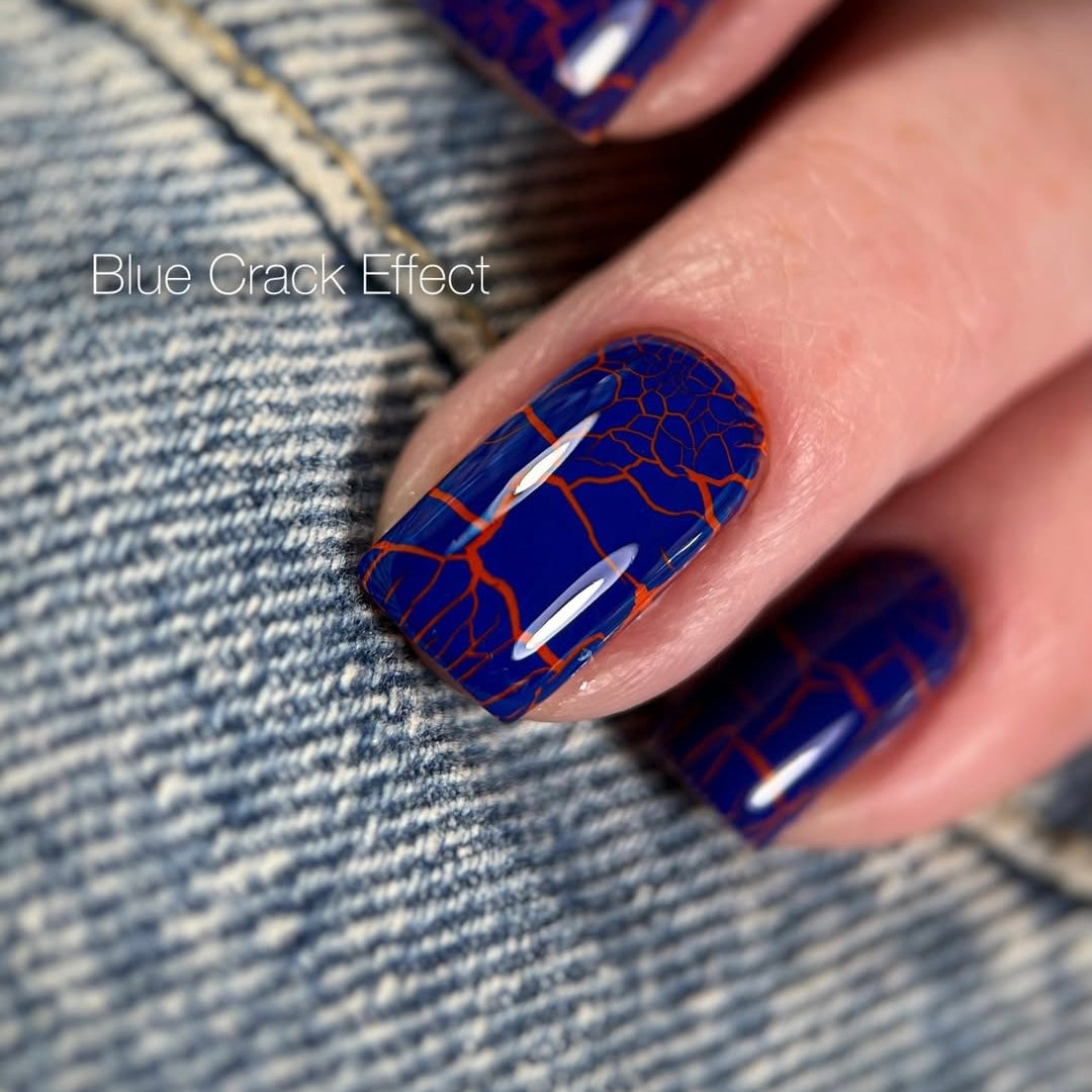 Danny Gel Polish Crack Effect Blue, 8 ml