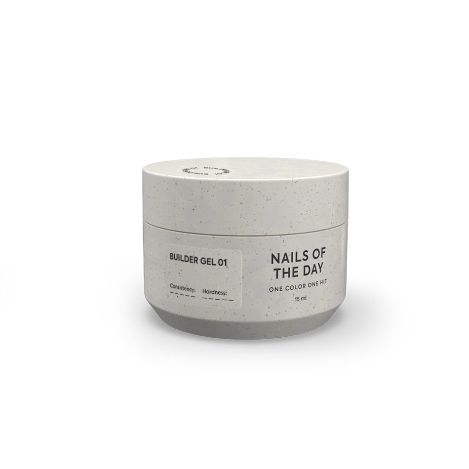 Nails Of The Day Gel Builder Gel 01 Clear, 15 ml