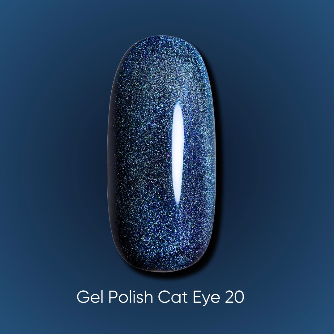 Dark Gel Polish Cat Eye 20, 6 ml
