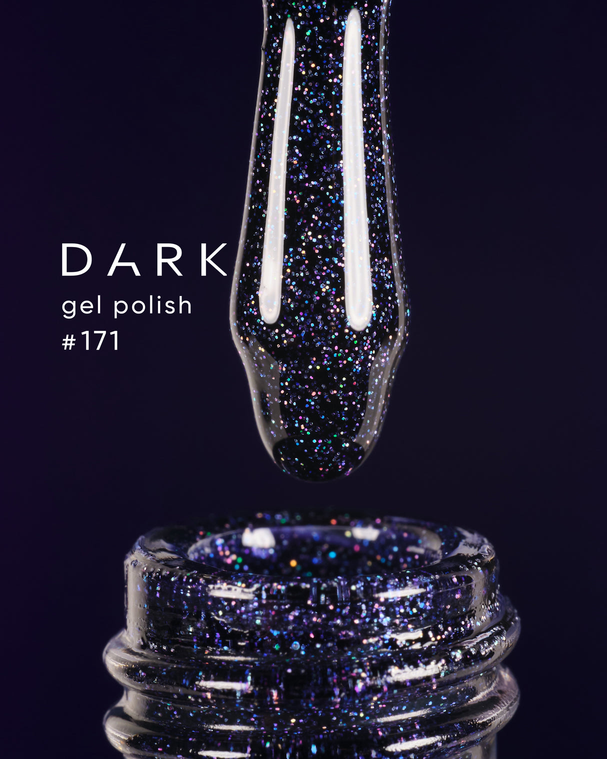 Dark Gel Polish 171, 10 ml