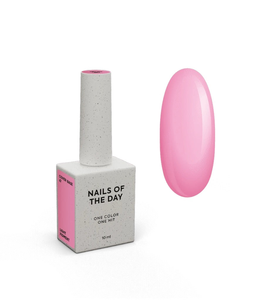 Nails Of The Day Cover Base 47 (light pigment), 10 ml