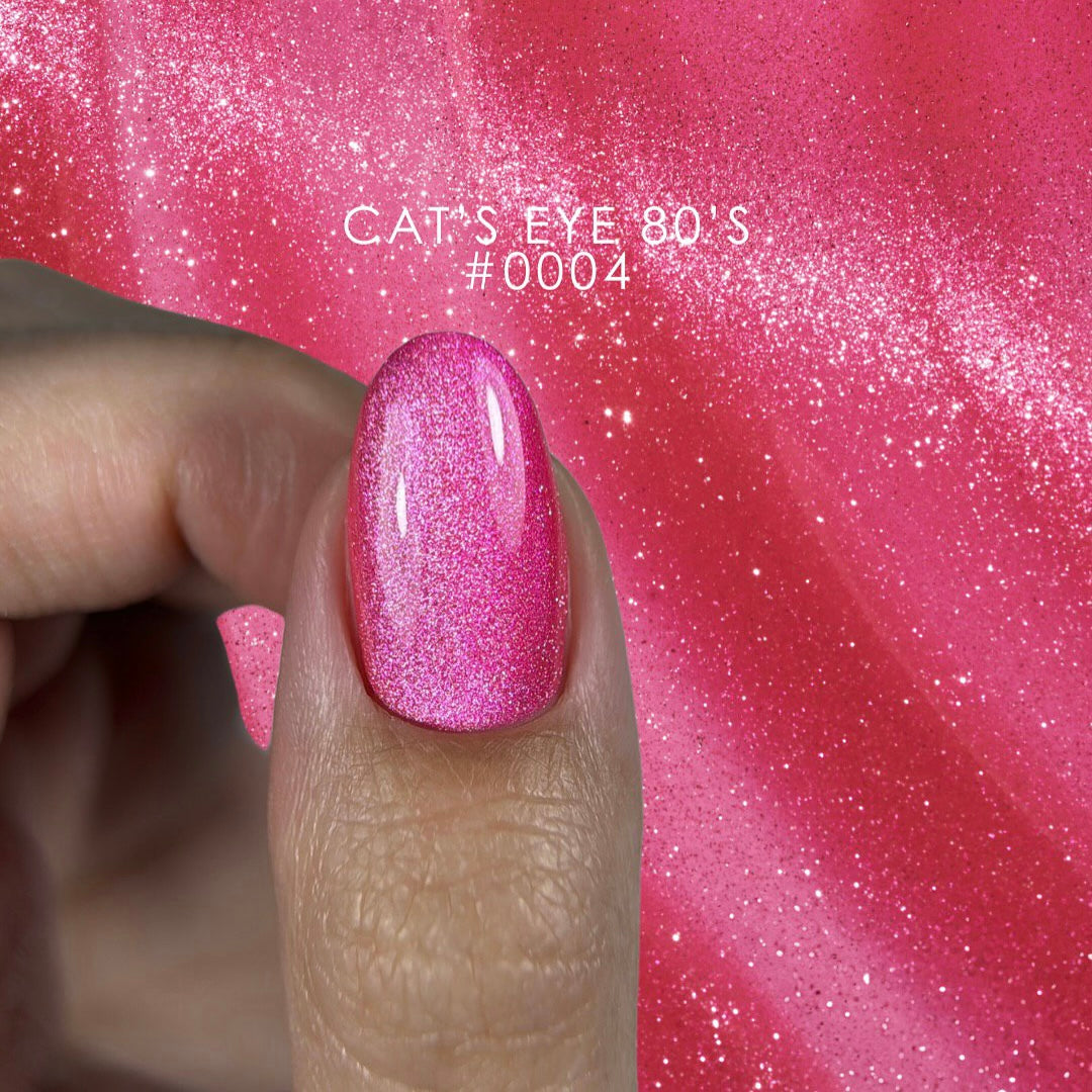 Dnka Color Gel Polish Cat Eye 80’s #0004, 12 ml