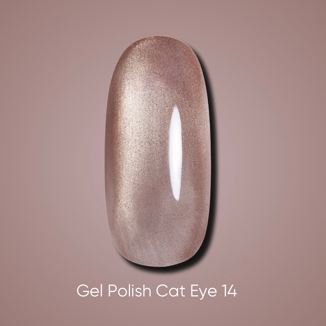 Dark Gel Polish Cat Eye 14, 6 ml