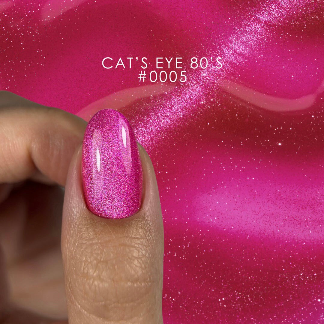 Dnka Color Gel Polish Cat Eye 80’s #0005, 12 ml