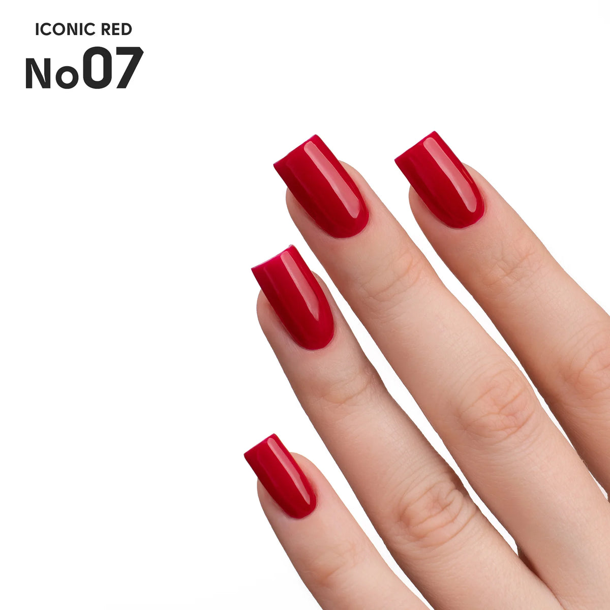 Shelly Gel Polish Iconic Red 07, 12 ml
