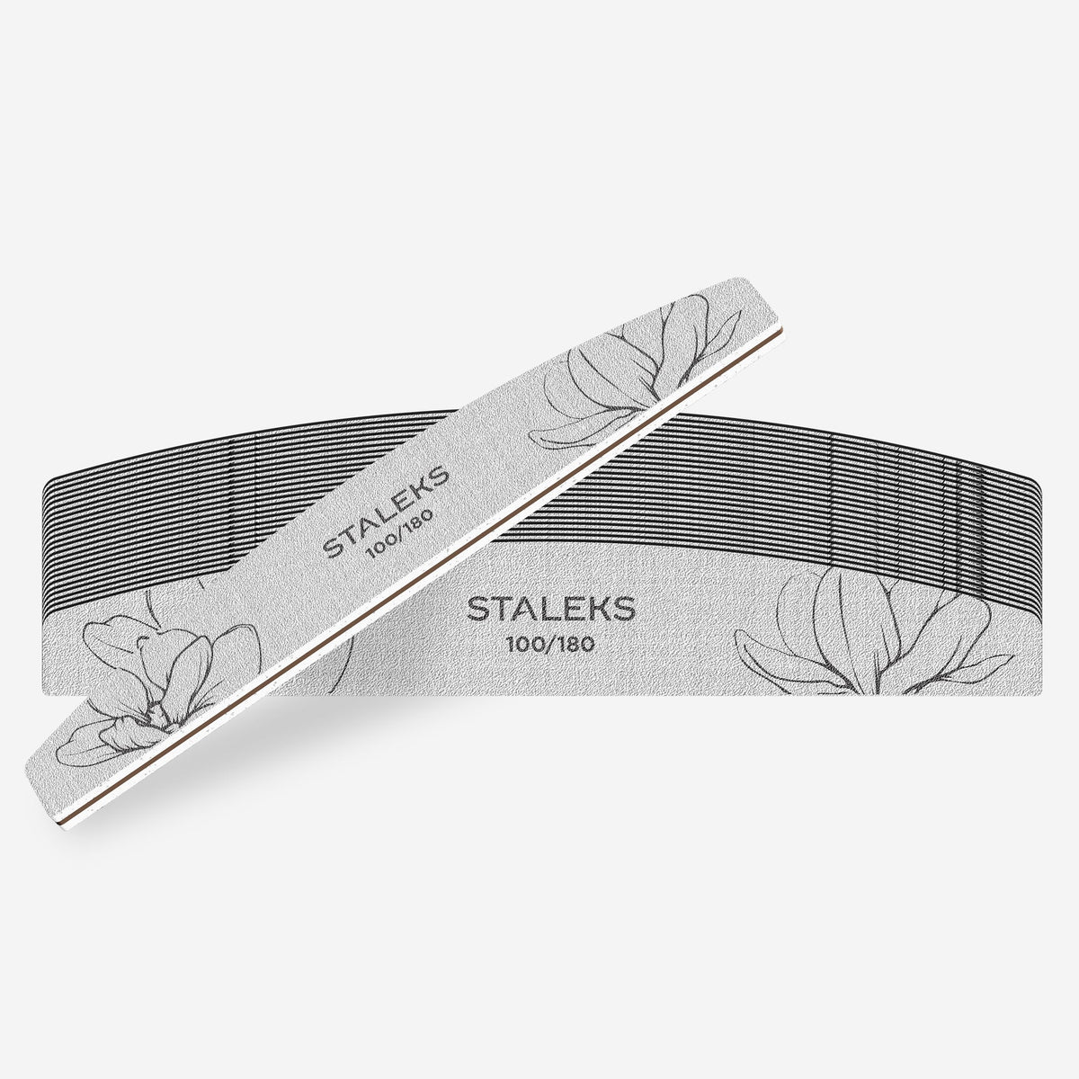 Staleks Expert 40 Crescent mineral nail file, 100/180 grit (25 pc)