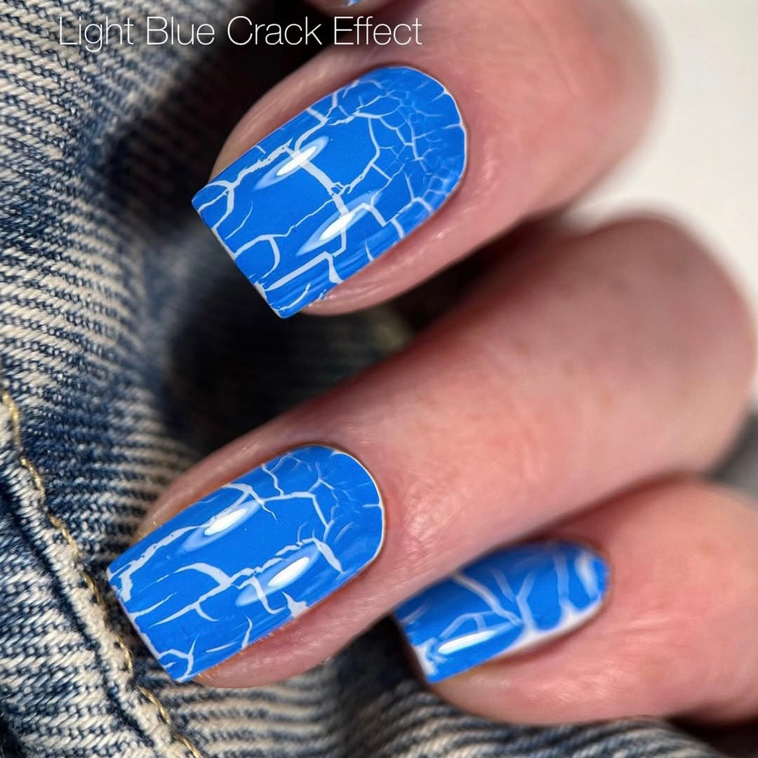 Danny Gel Polish Crack Effect Light Blue, 8 ml