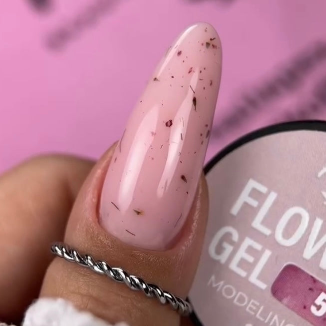 Pink Super Gel Flower in Milk 05, 15g