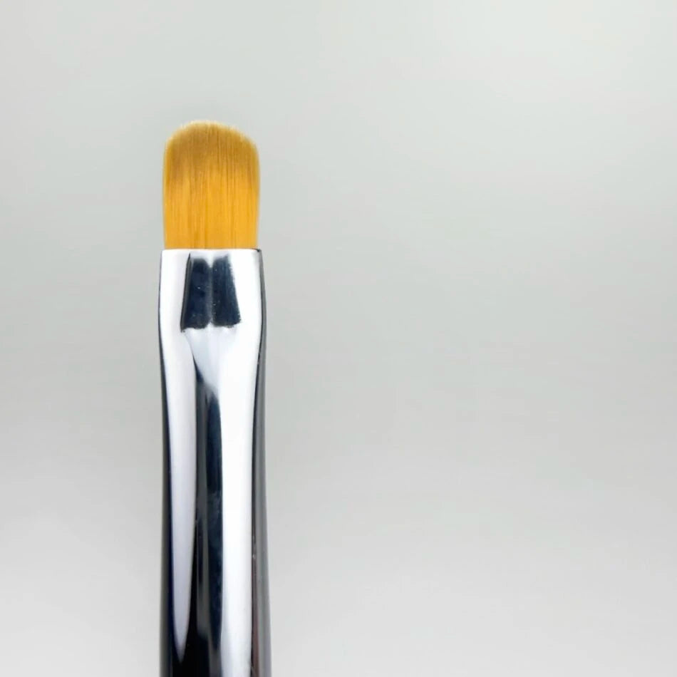 Nails Of The Day Brush Set Nail Art Brush (Liner 10 mm, Square, and Oval) + Cosmetic Pouch Gift