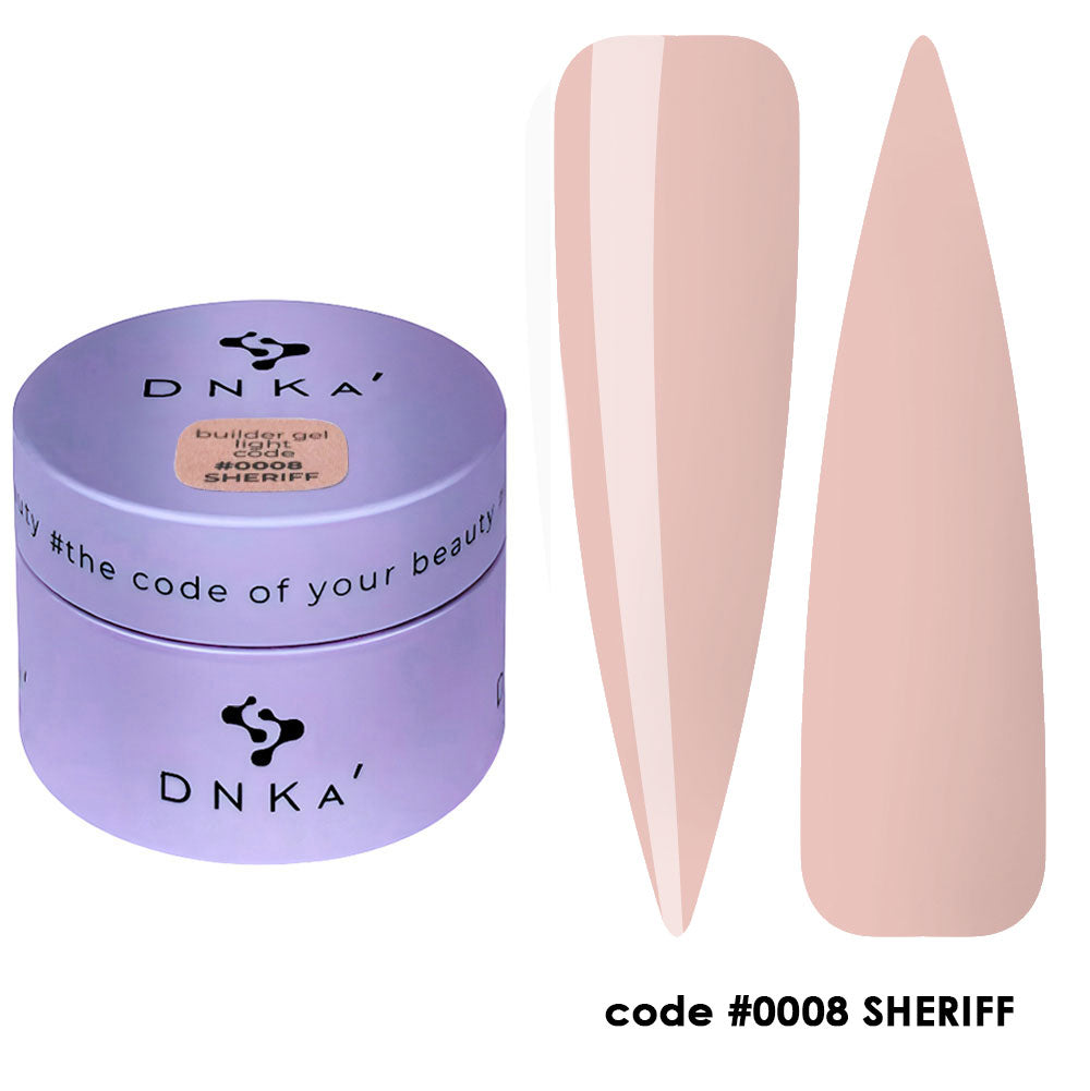Dnka Builder Gel Light 0008 Sheriff, 30 ml