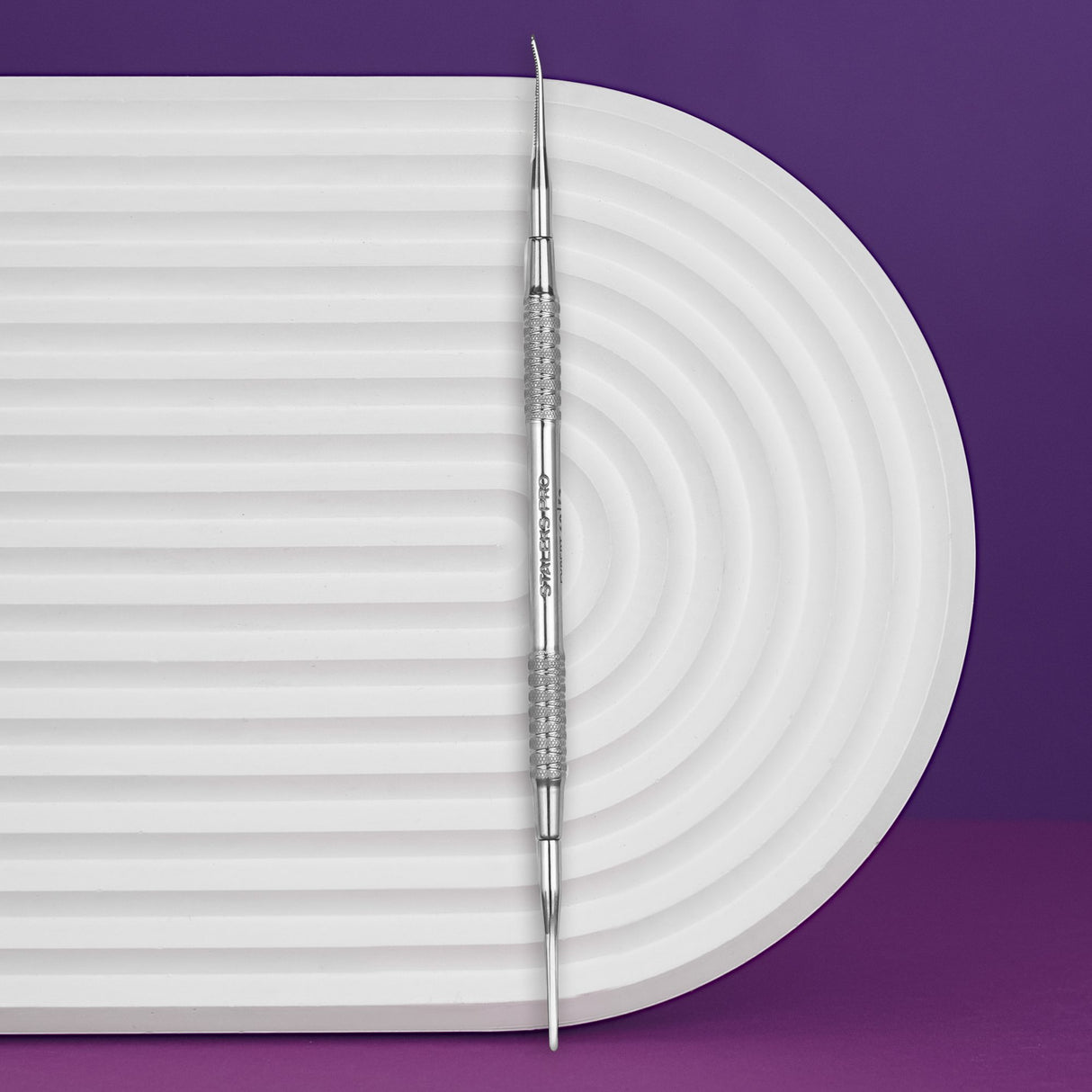 Staleks Pedicure Curette Expert 60 Type 3 (straight nail file and file with a bent end)