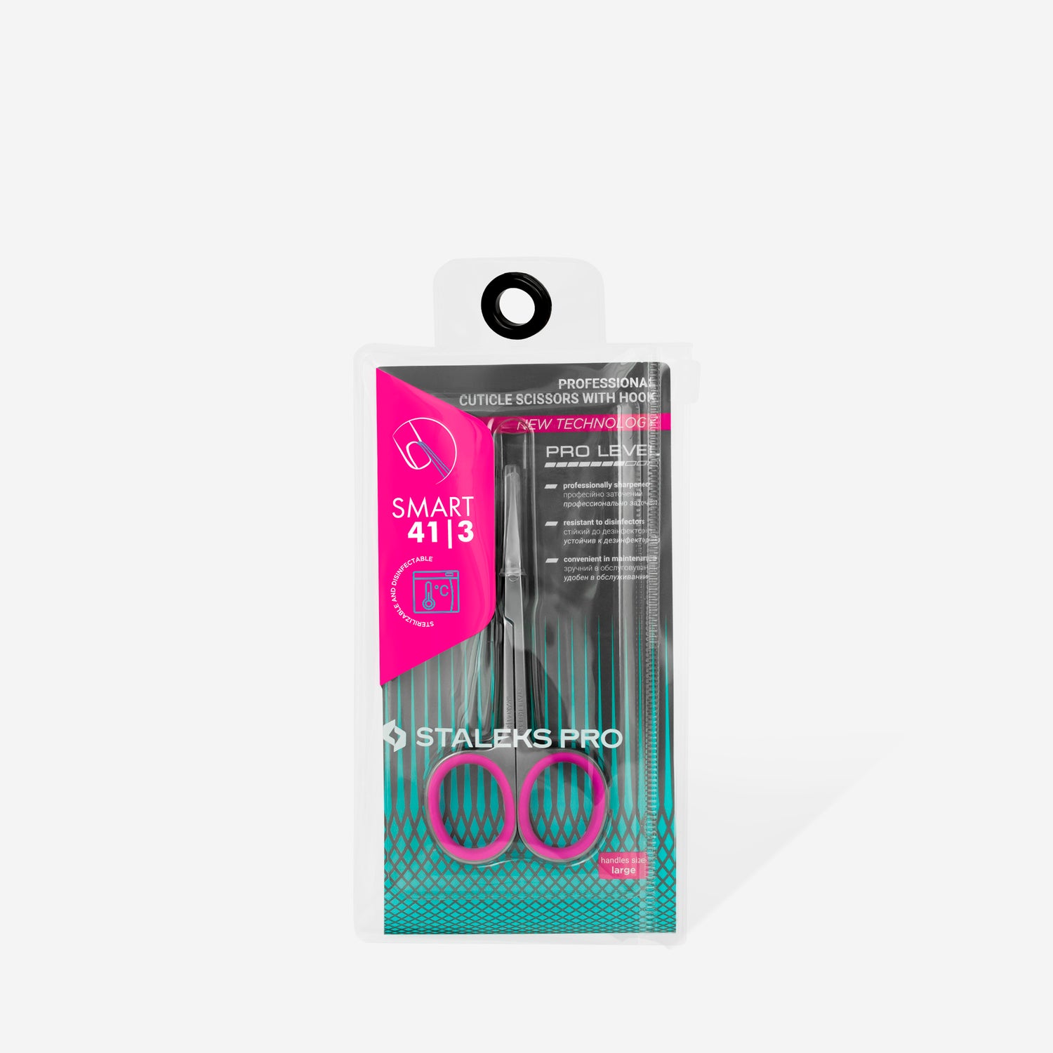 Staleks Professional Cuticle Scissors With Hook Smart 41 Type 3