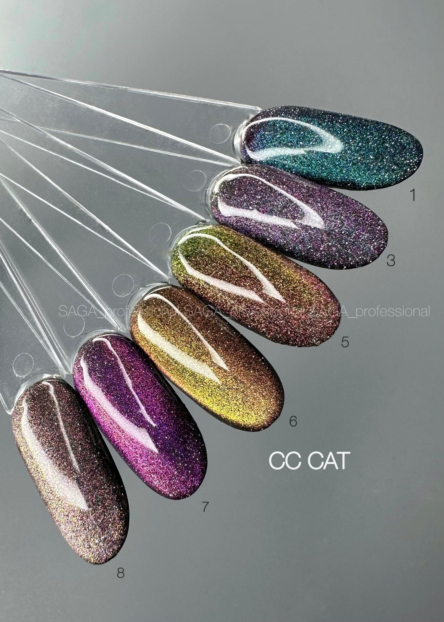 Saga Gel Polish Cat Chameleon 07, 9 ml