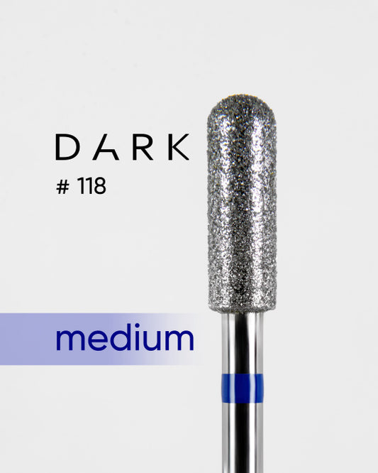 Dark Diamond Nail Bit #118 Blue Rounded Drum 040