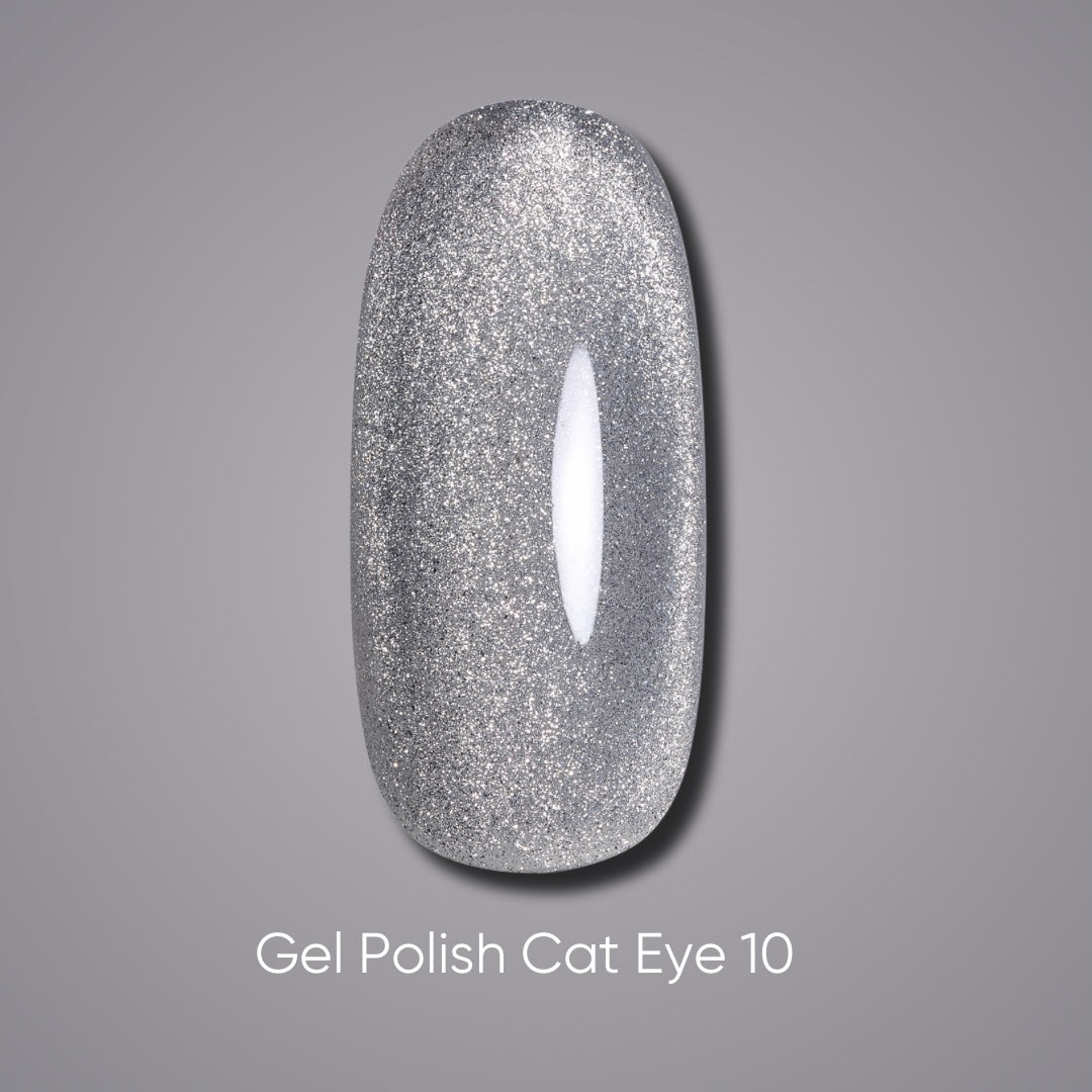 Dark Gel Polish Cat Eye 10, 10 ml