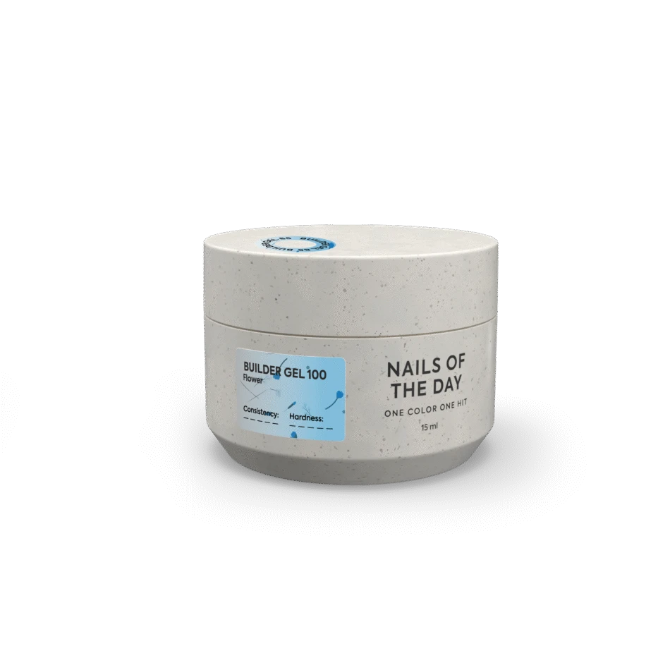 Nails Of The Day Gel Builder Gel 100 Flower, 15 ml