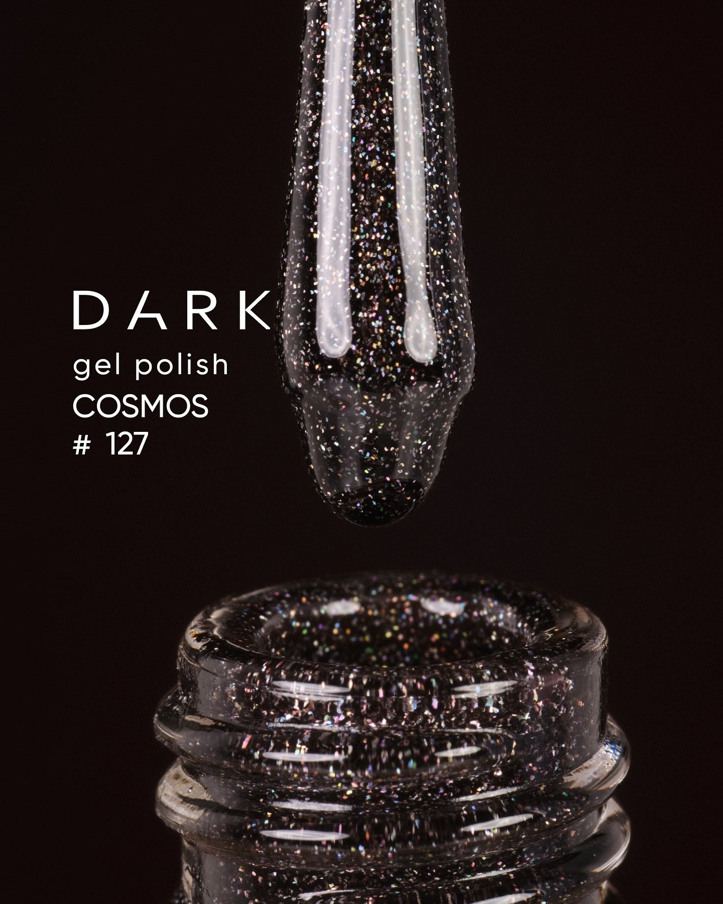 Dark Gel Polish (Cosmos) 127, 10 ml