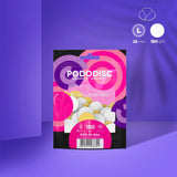 Staleks Disposable white files on soft foam layer for pedicure disc Pododisc L Expert, 25 mm (50 pcs)