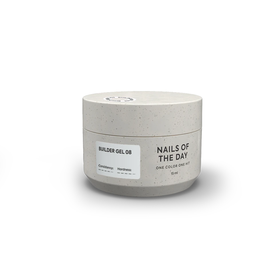Nails Of The Day Gel Builder Gel 08 Milky, 15 ml
