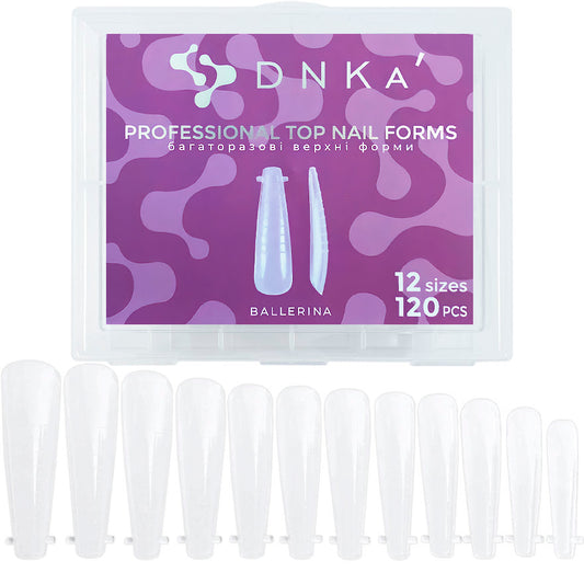 Dnka Top Nail Forms Ballerina,120pcs